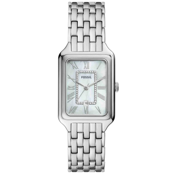 Fossil watch in silver