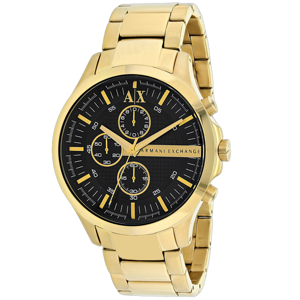 Armani Exchange Stainless steel case watch in gold
