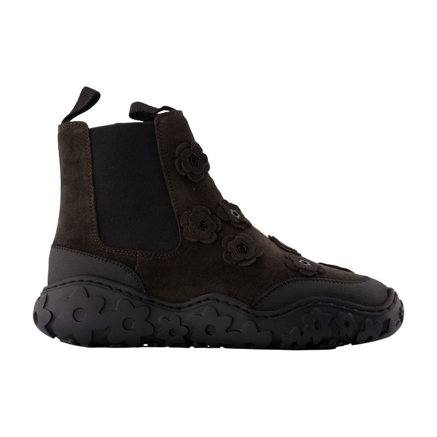 Cbblanca Flora Sneakers - Cecilie Bahnsen Leather Brown Calfskin Shoes /