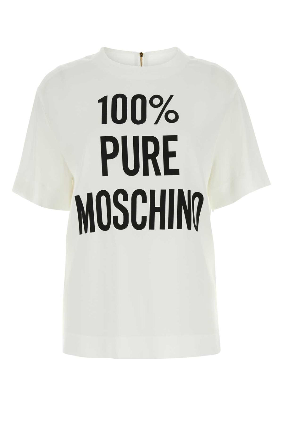 Moschino 70% Acetate t-shirt in white