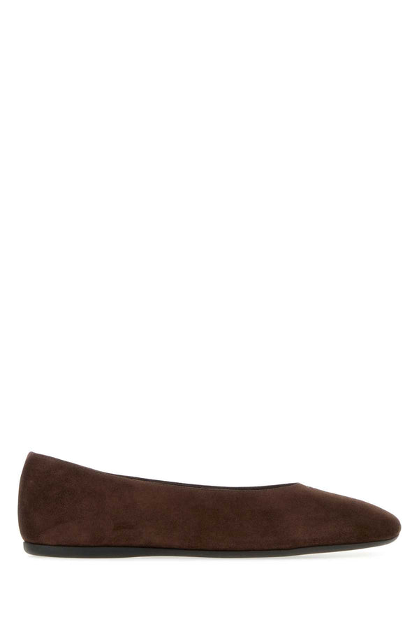 Prada Calf leather ballerina in brown