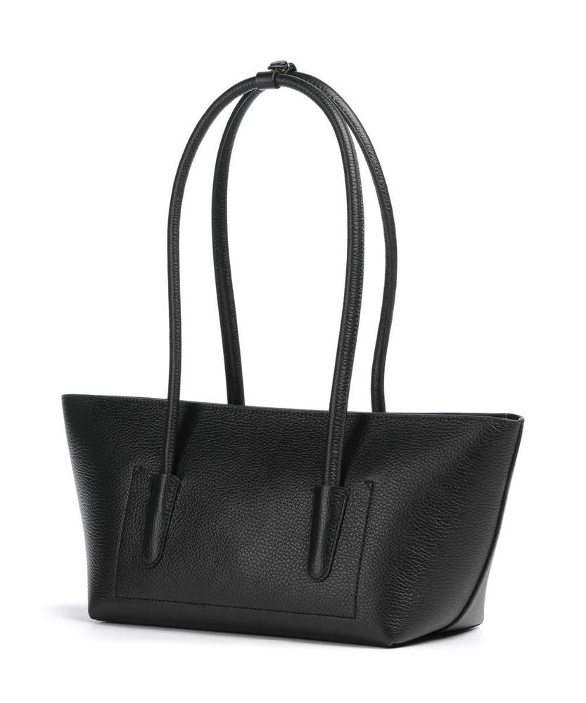 Coccinelle Shoulder Bag Black Grained Leather / Shoulder-bags