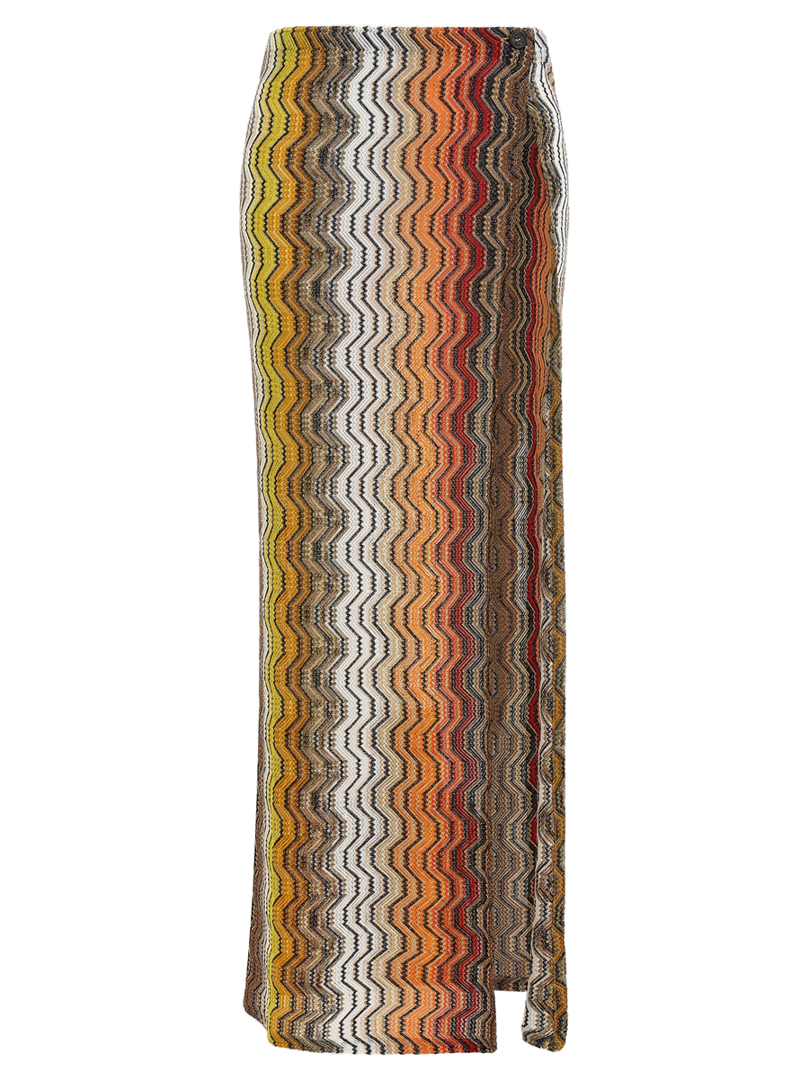Missoni 82% viscose skirt in multicolor