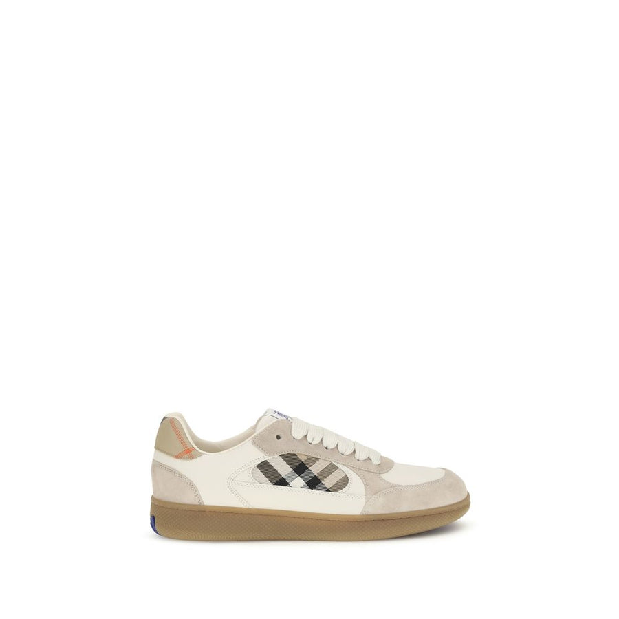 Burberry Upper: 100% Calf Leather Bos Taurus; Sole: 100% Rubber sneaker in beige