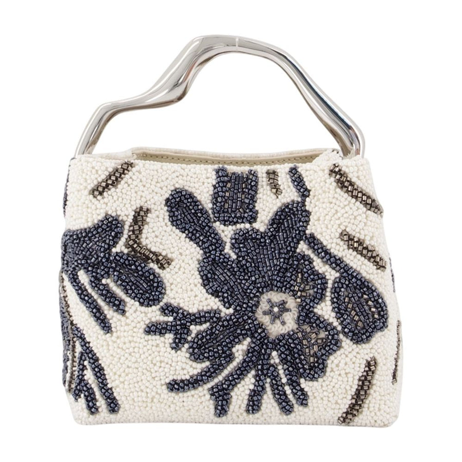 Cult Gaia Synthetic beads top handle bag in multicolor