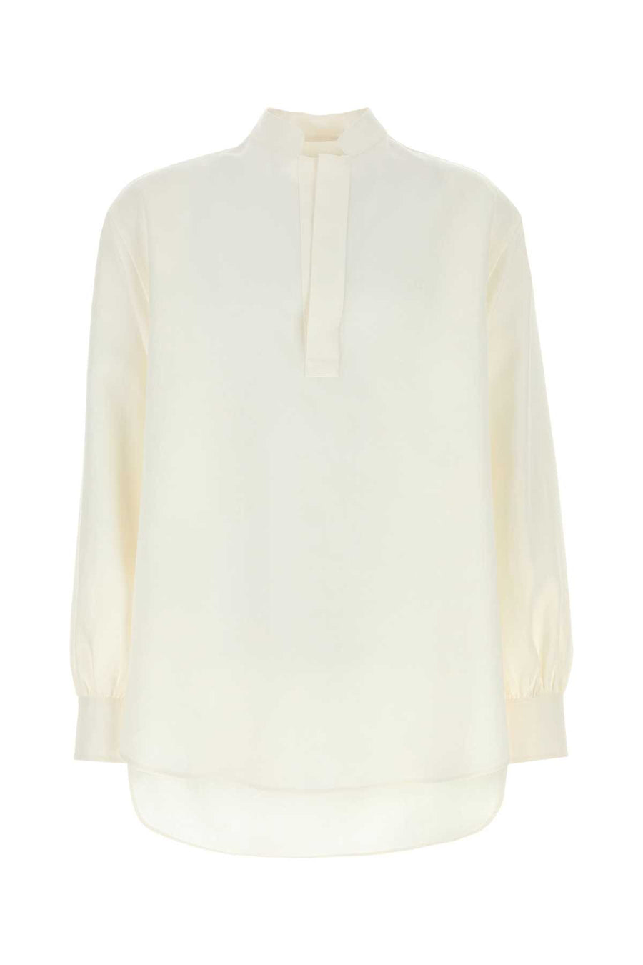 White Linen Shirt Bianco Exterior: Camicie