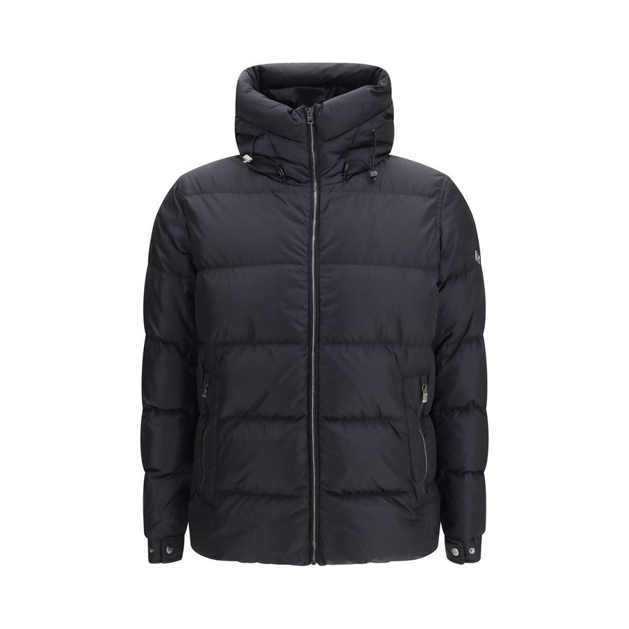 Black Goose Down Shell Jacket Clothing