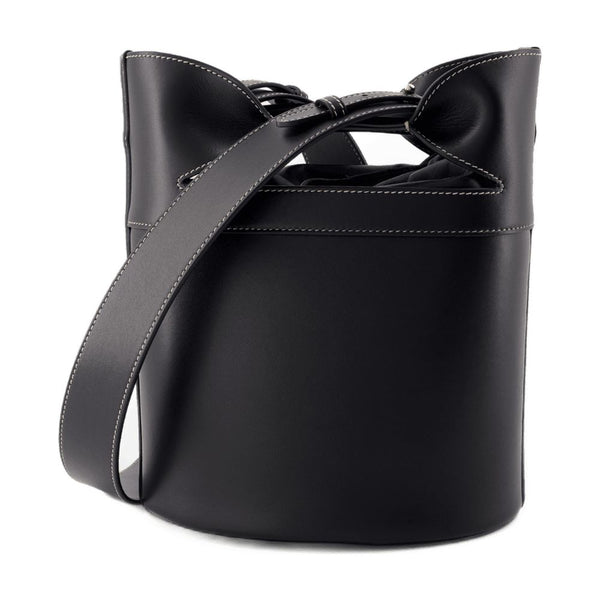 Alexander McQueen calfskin crossbody bag in black