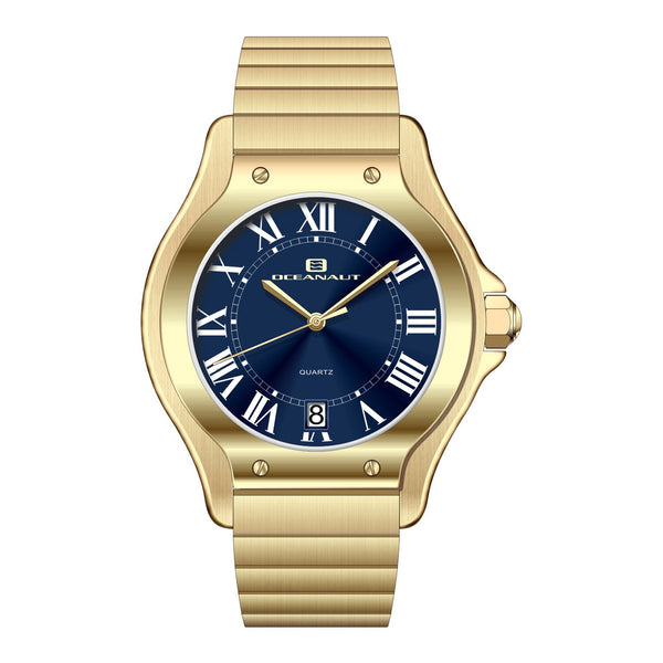 Oceanaut Stainless steel case watch in gold