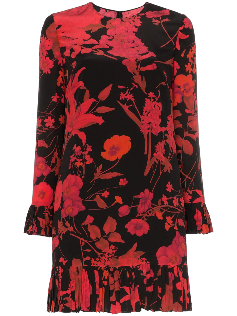 Valentino Silk minidress in black