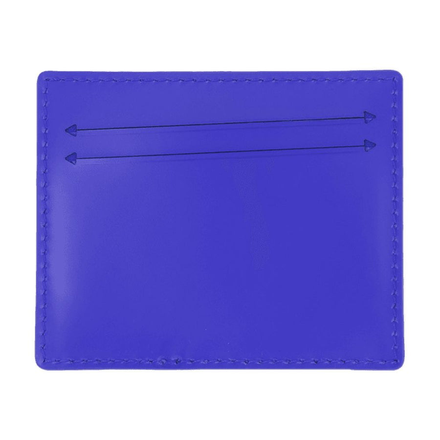 Ader Error Calfskin card case in blue