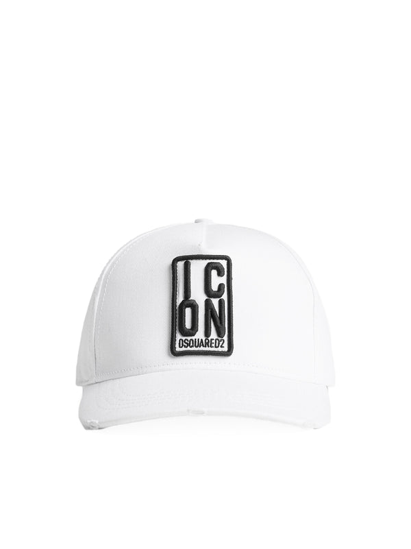 Dsquared2 BCM071205C00001M072 100% Cotton baseball cap in white