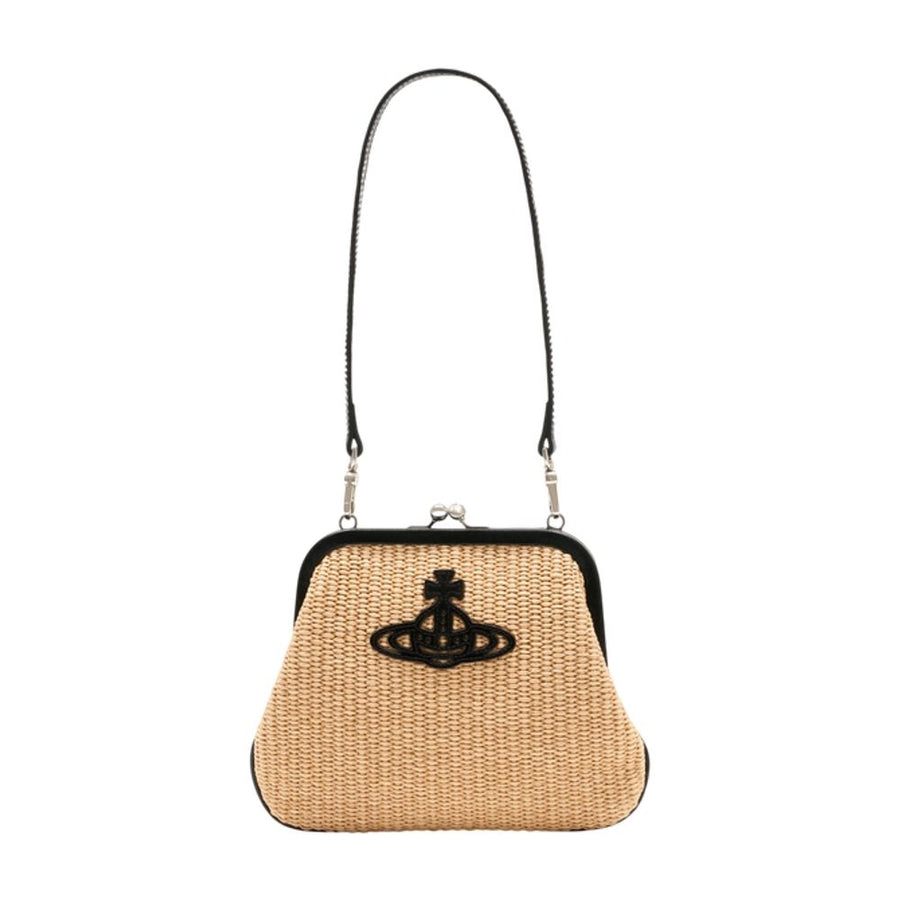 Vivienne Westwood Cotton clutch in beige