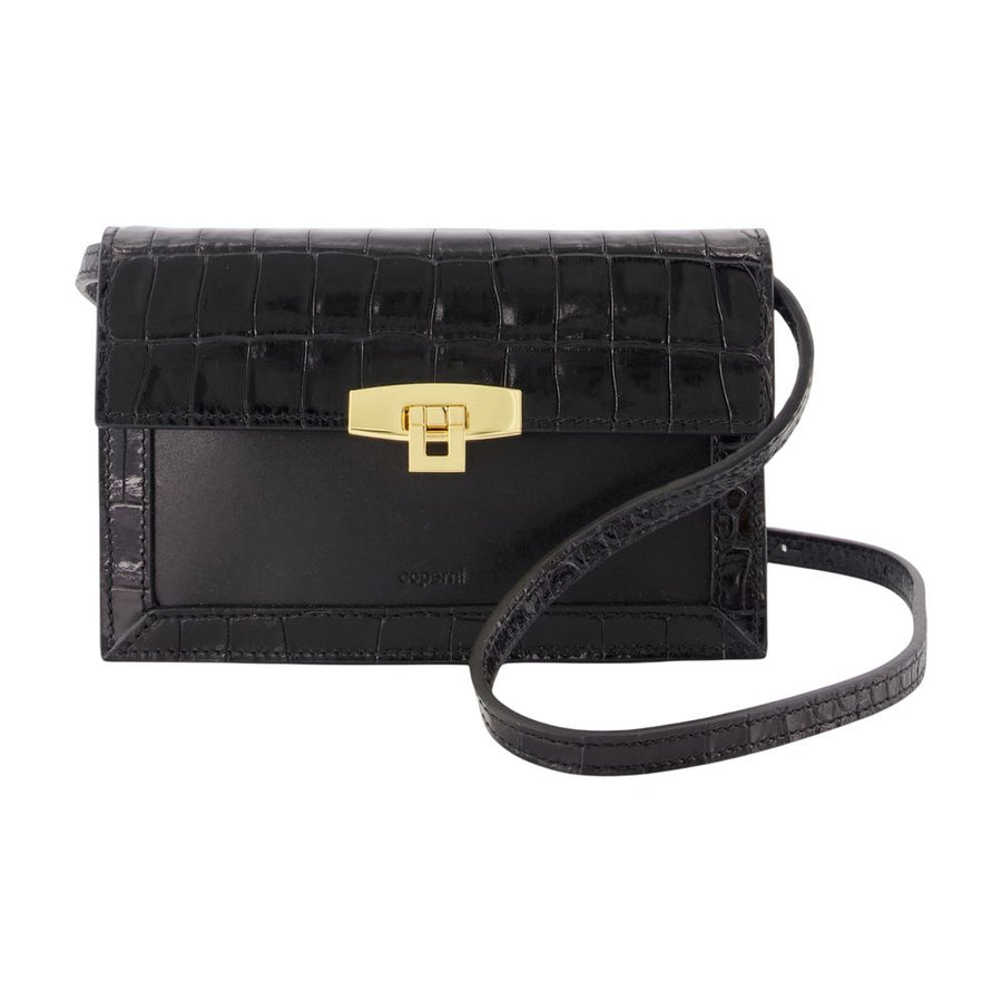 Croco All One Mini Crossbody - Coperni Leather Black Cowhide Bags / Crossbodies