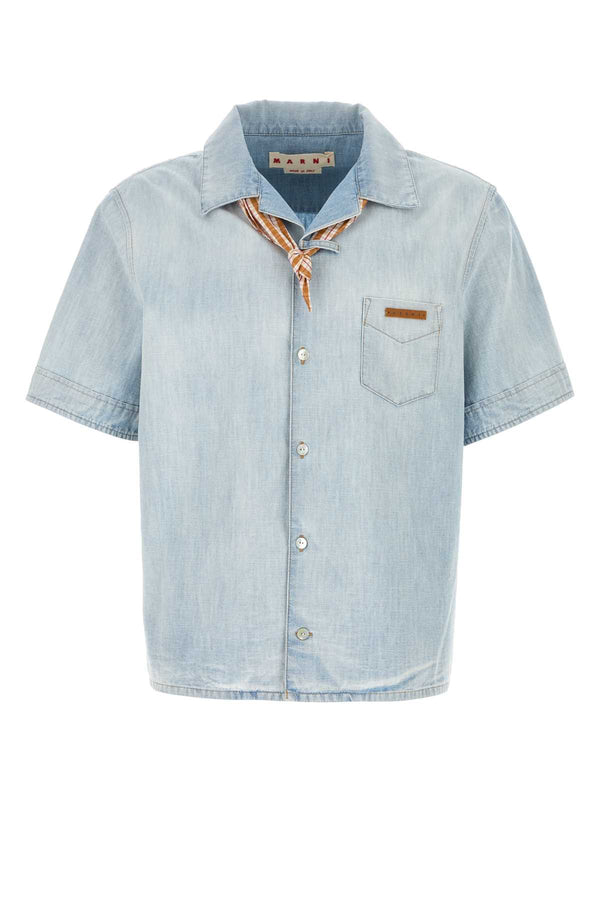 Marni 100% Cotton shirt in blue