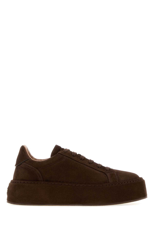 Brown Suede Sneakers Cacao