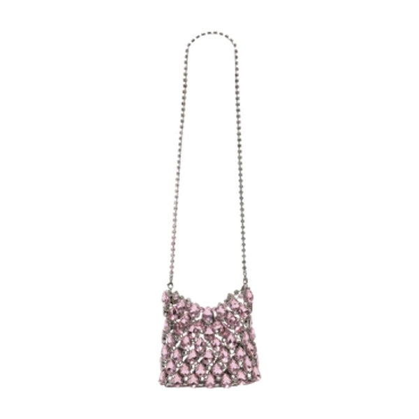 Self-Portrait Synthetic crossbody bag in pink