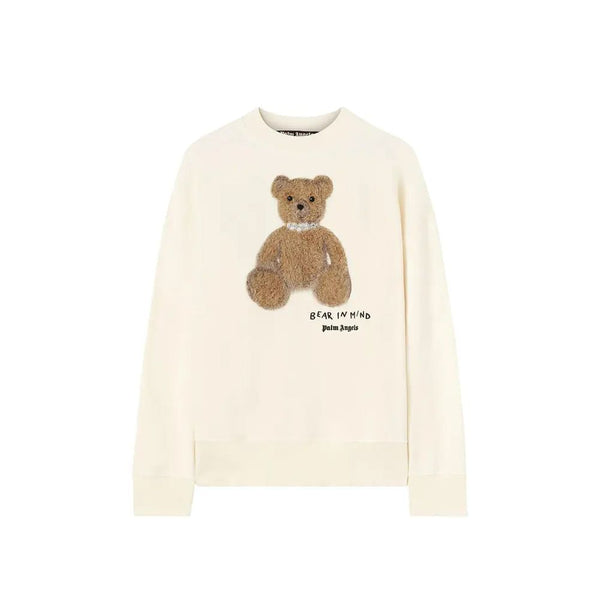 Palm Angels 100% Cotton sweatshirt in white
