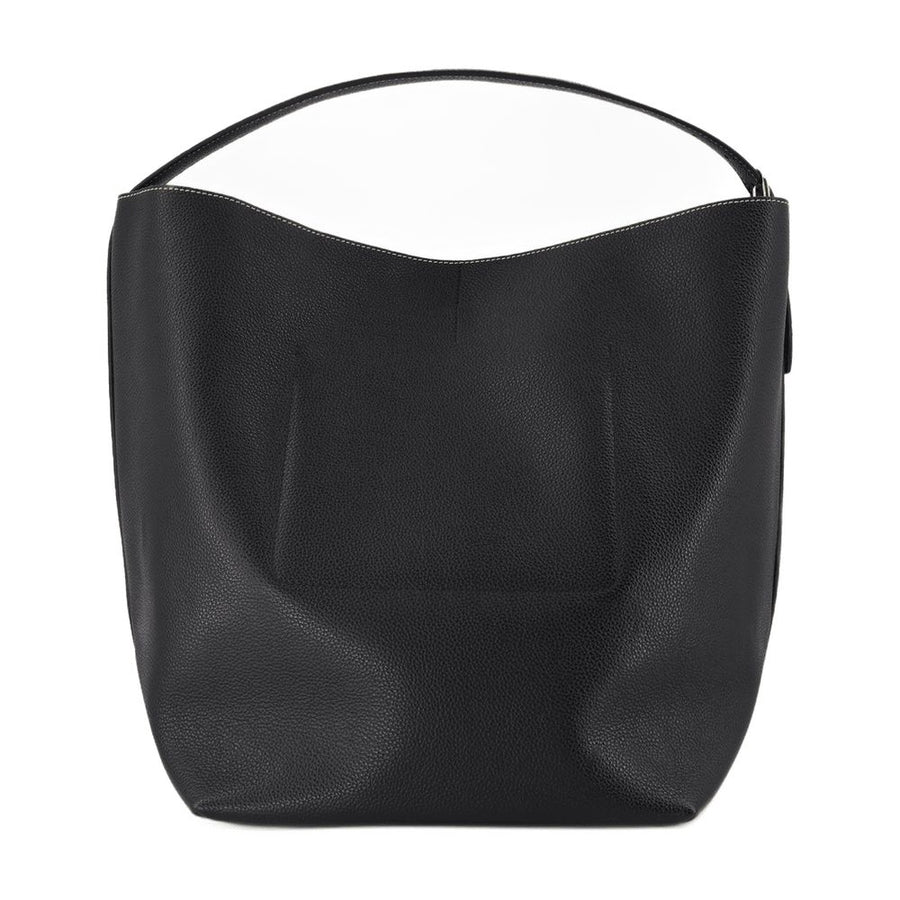 Toteme Cowhide shoulder bag in black