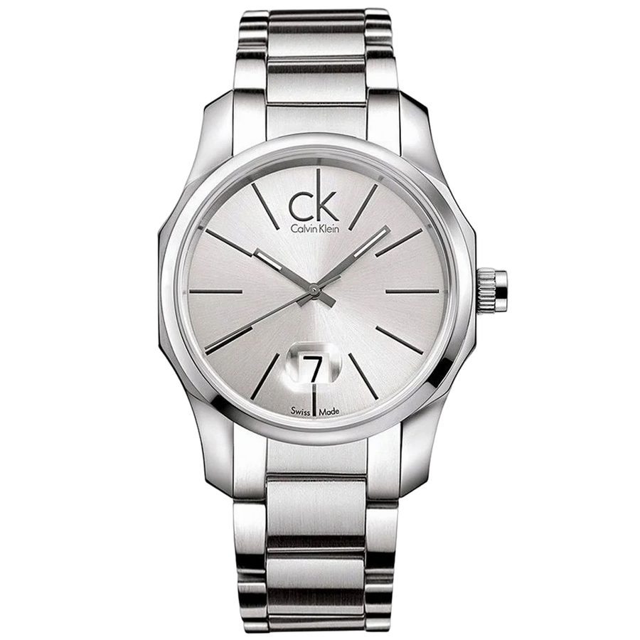 Calvin Klein Stainless steel case watch in silver