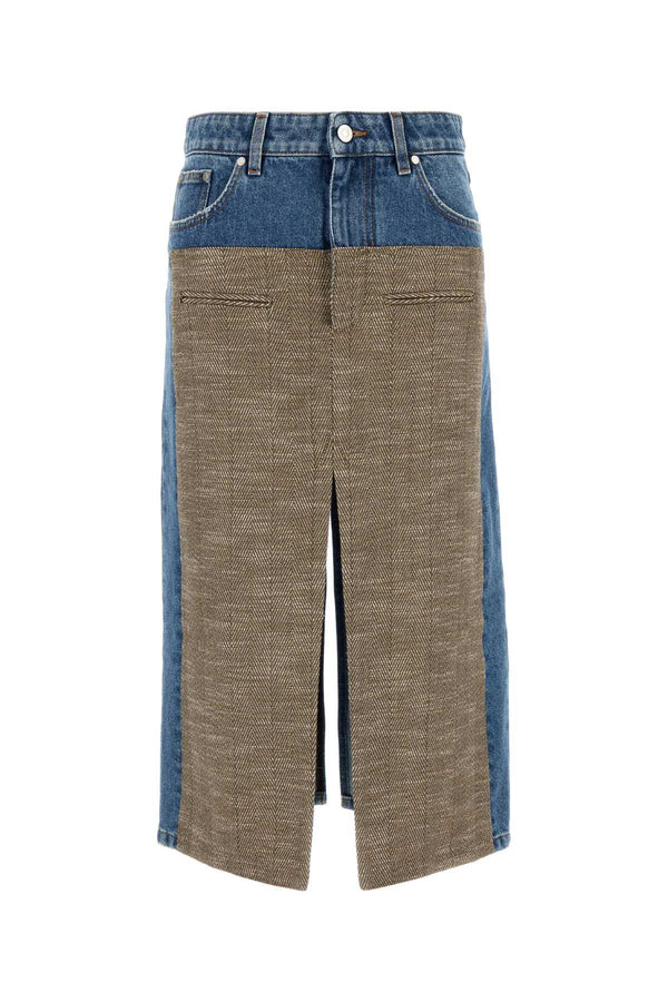Stella McCartney Denim 100% Cotton skirt in blue