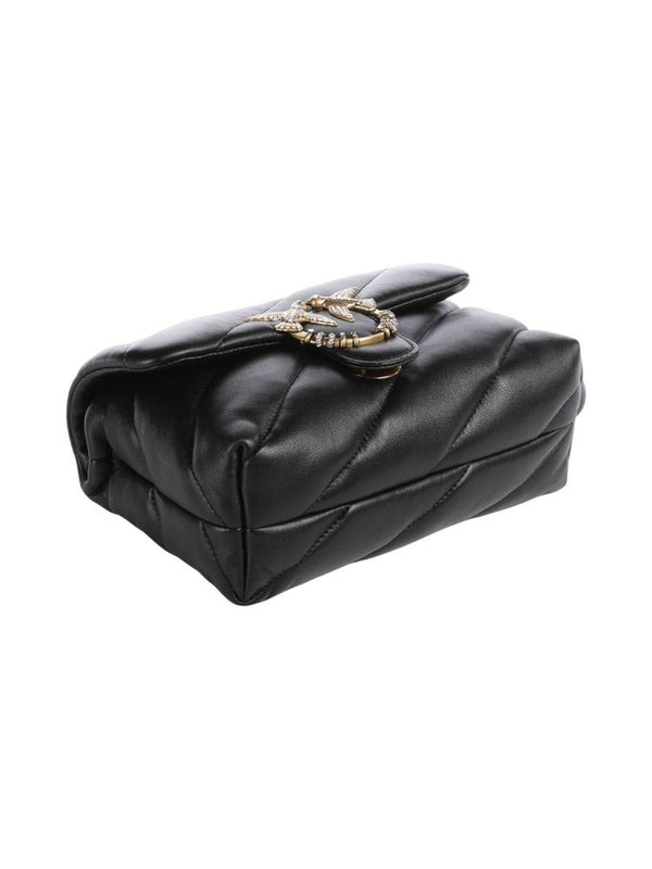 Pinko 100% Sheep Leather crossbody bag in black