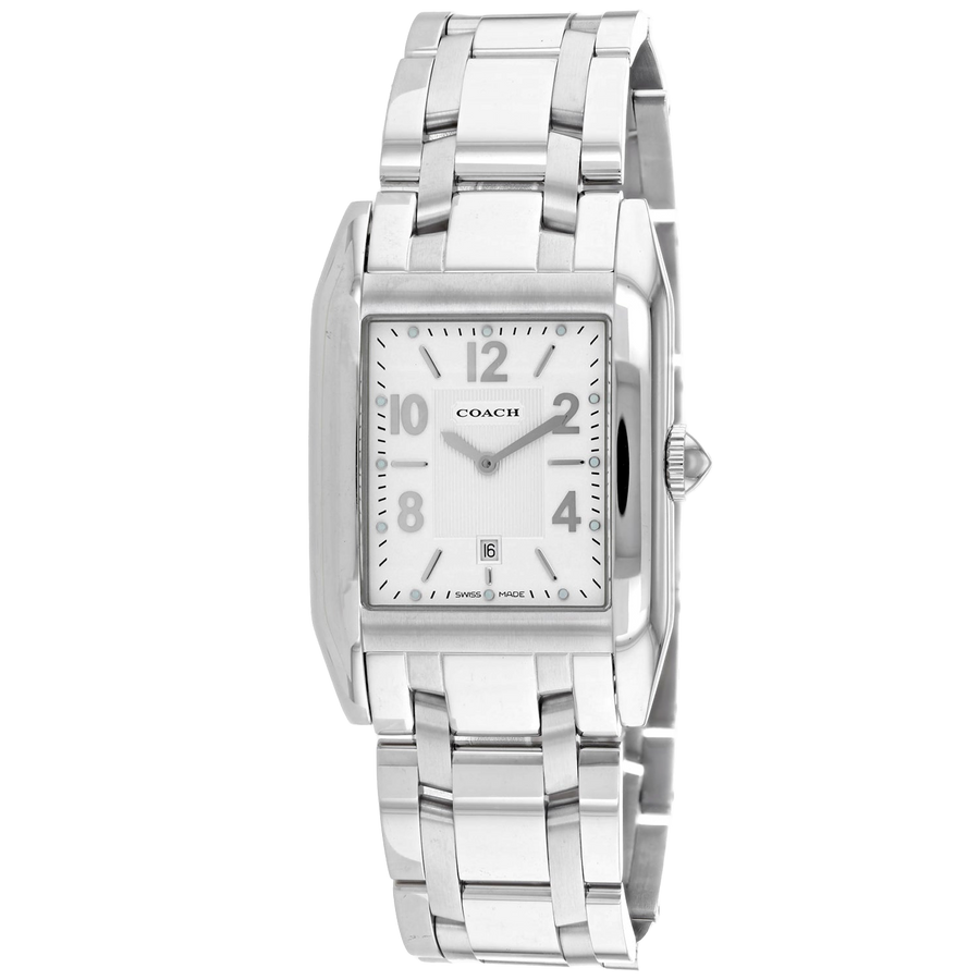 Coach Stainless steel case watch in silver