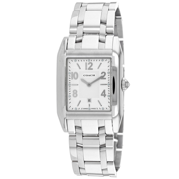 Coach Stainless steel case watch in silver