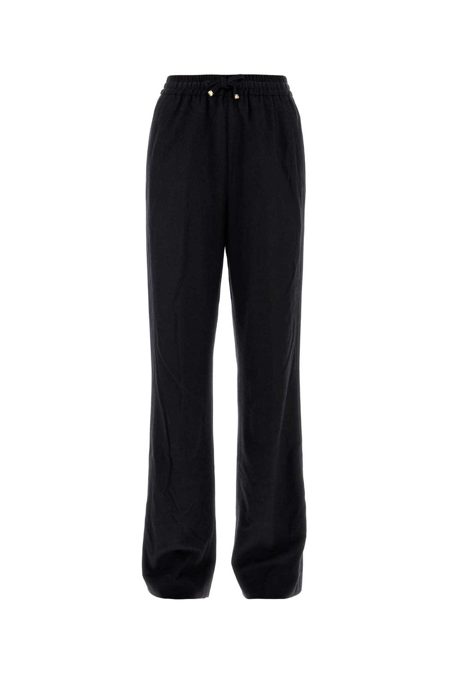 Moncler 63% Virgin wool trousers in gray