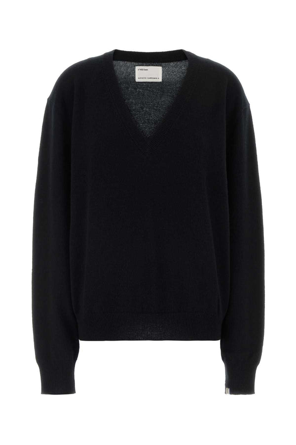 Black Cashmere Nâ°492 Sweater Raven Exterior: Maglieria
