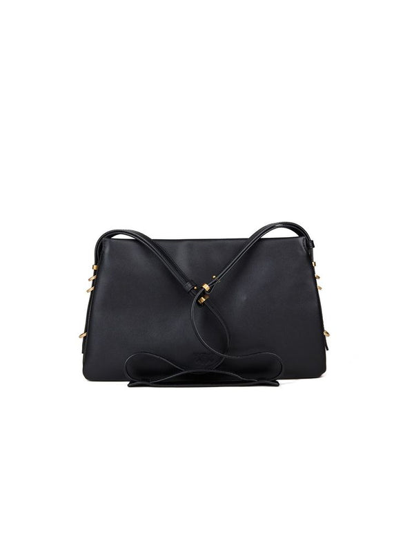 Pinko 100% Calfskin Leather crossbody bag in black