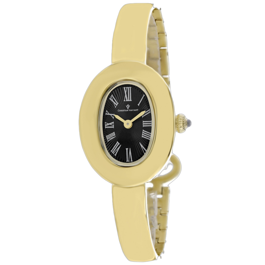 Christian Van Sant Stainless steel case watch in gold