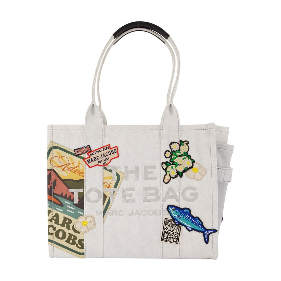 The Large Tote Shoulder Bag - Marc Jacobs Cotton Multicolor / Shoulder-hobo-bags