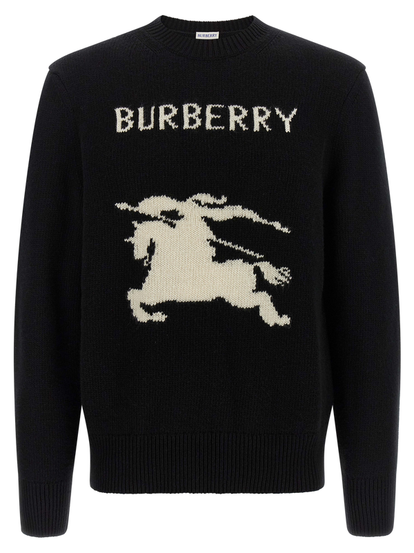 Burberry Wool and cashmere blend sweater in black
