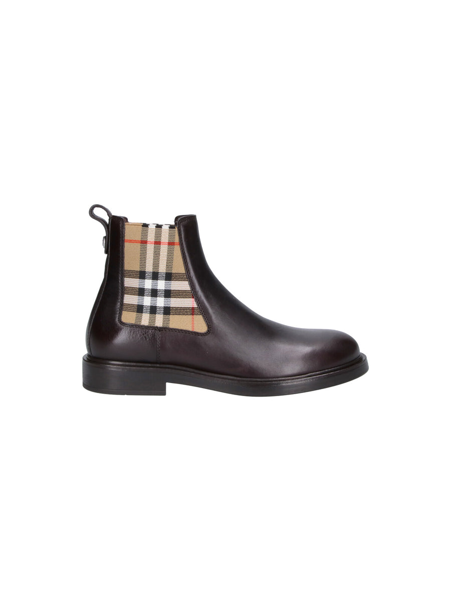 Burberry 70% Calf Leather boot in brown