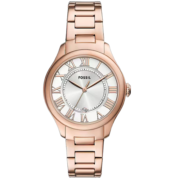 Fossil watch in rose gold