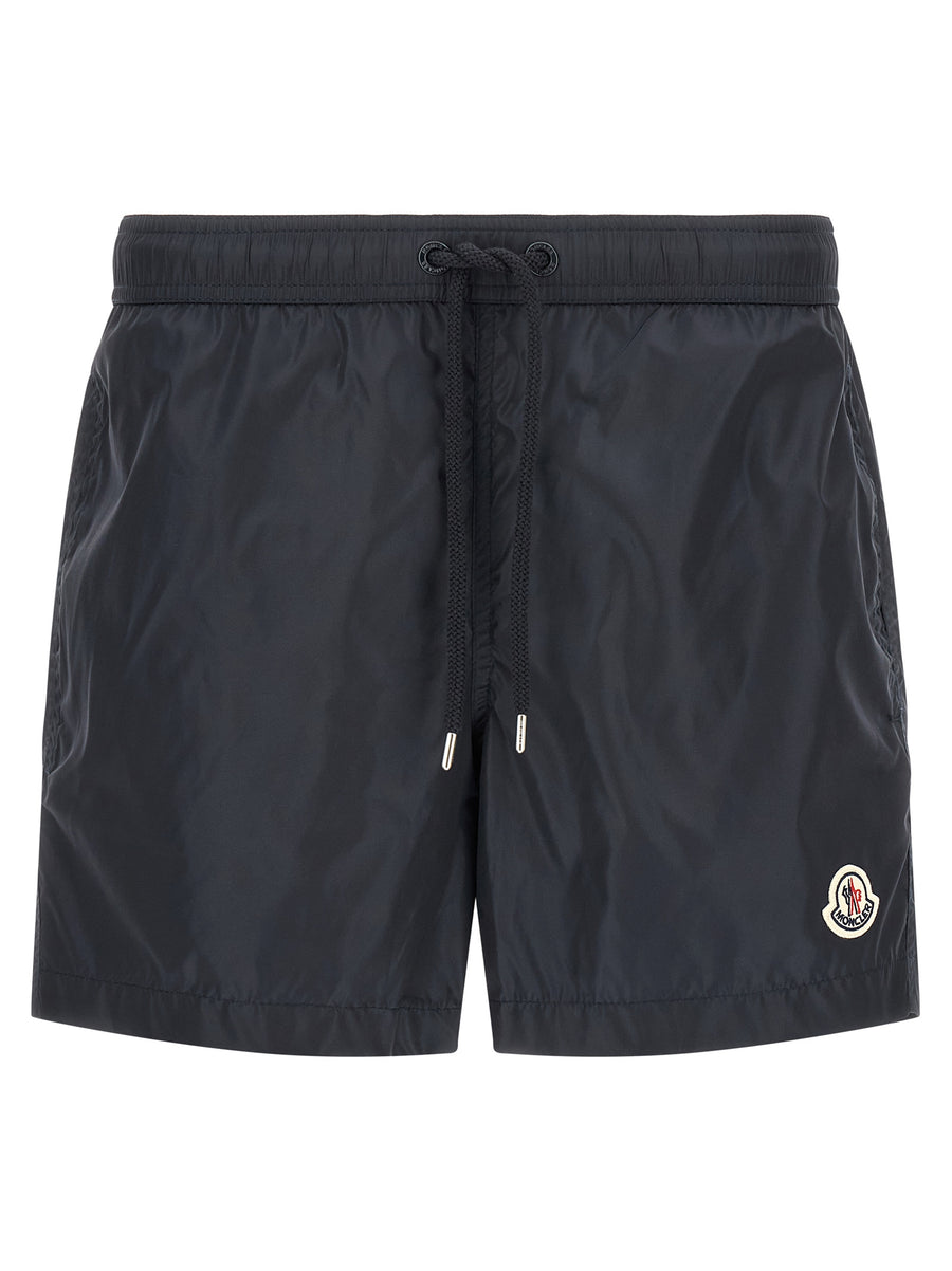 Moncler 100% Polyamide shorts in navy
