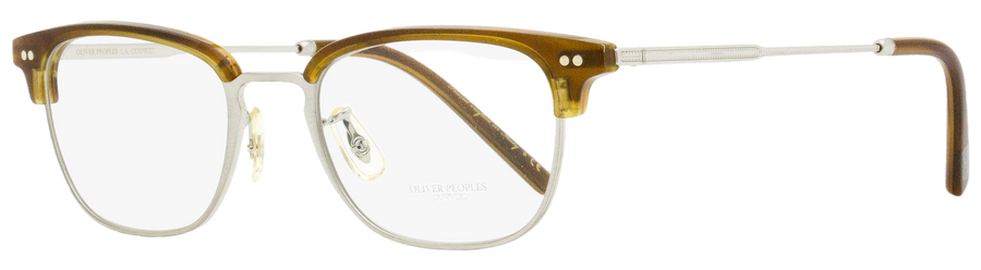 Oliver Peoples Kesten Eyeglasses Ov5468 1011 Silver-Raintree 49mm Silver/raintree Metal/plastic (acetate)