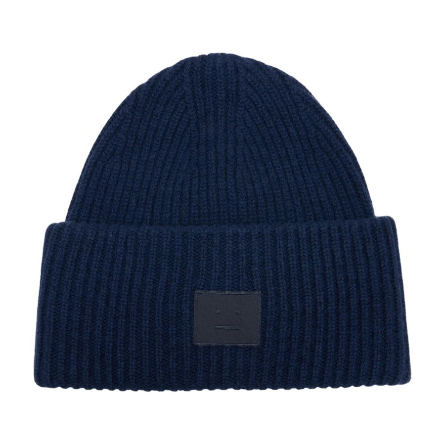 Acne Studios C40448-AHE Wool beanie in navy