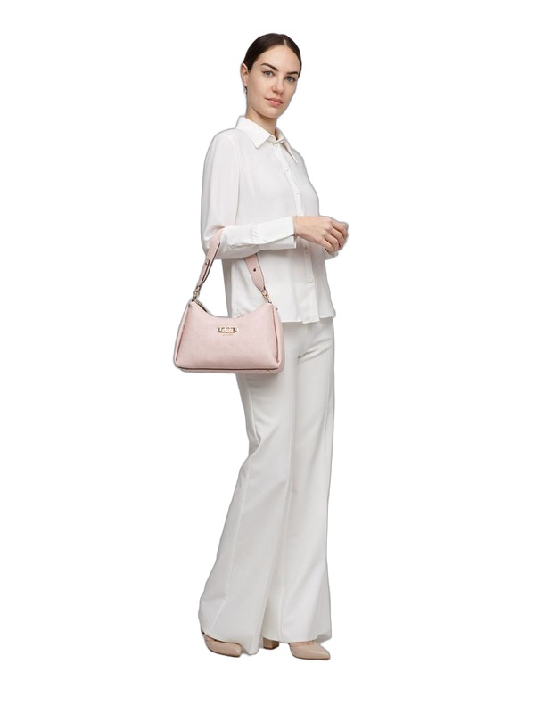 Guess 100% Polyurethane shoulder bag in pink