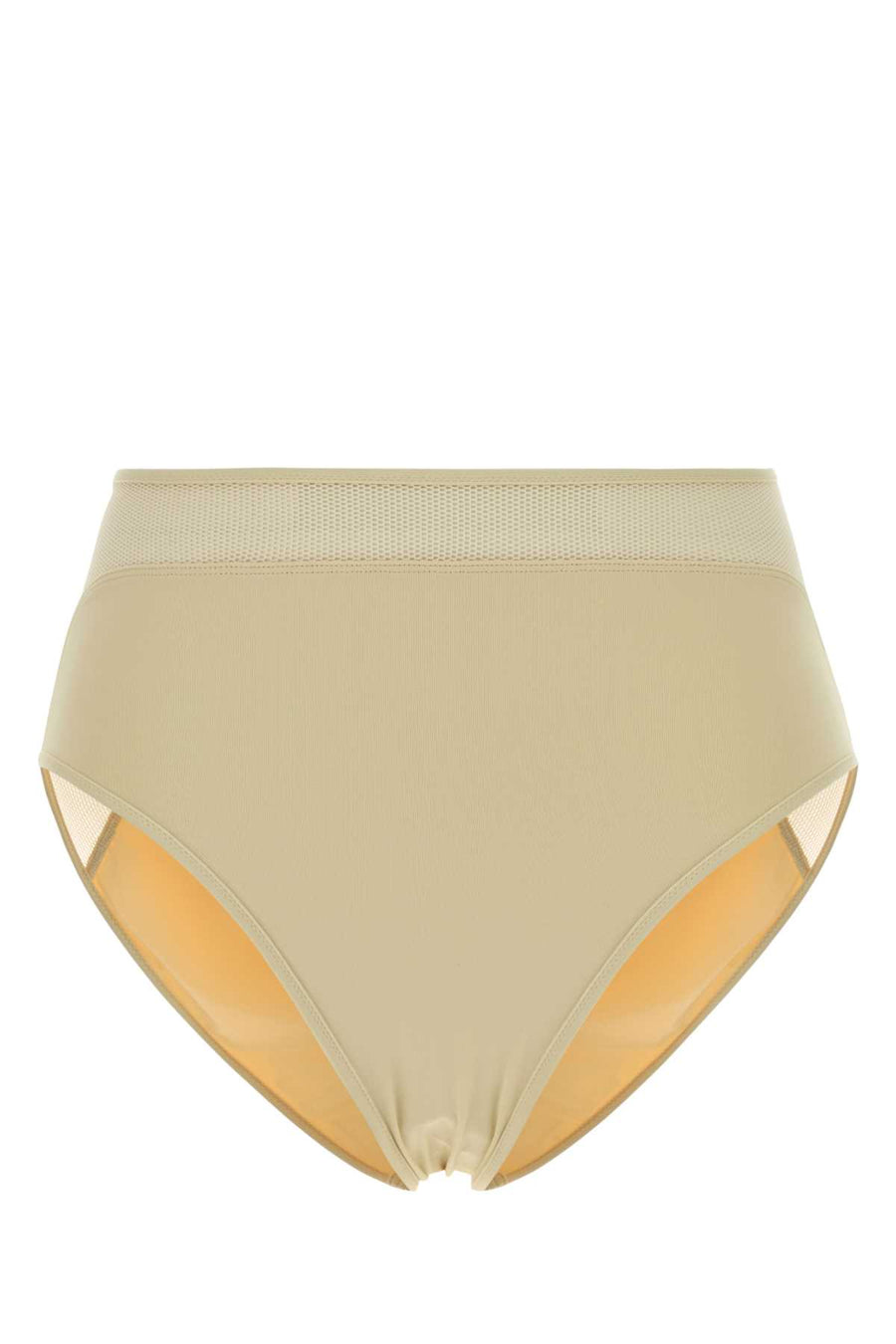 Eres 77% Polyamide 23% Elastane (main fabric); 74% Polyamide 26% Elastane (mesh) bikini bottom in beige