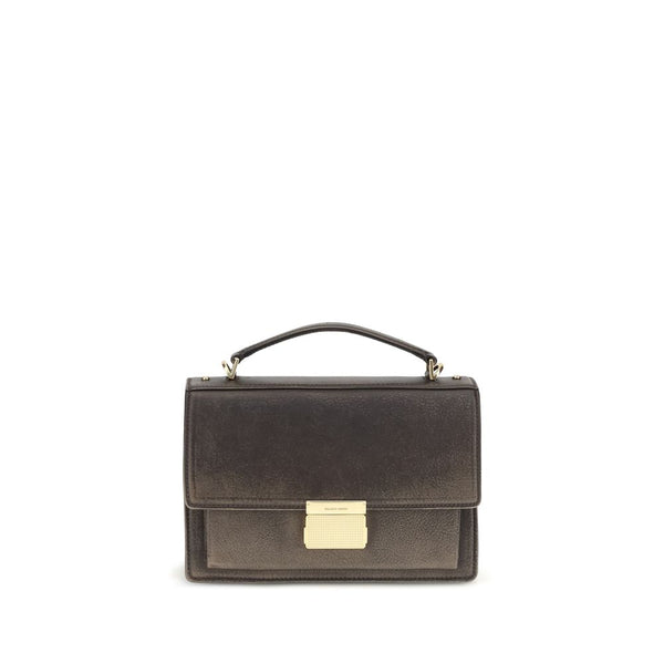 Golden Goose 100% Calf Leather Bos Taurus top handle bag in brown