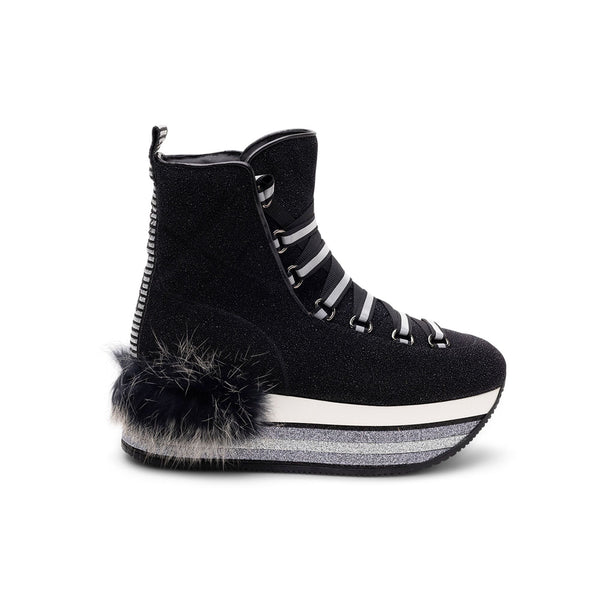 Hogan Suede boot in black