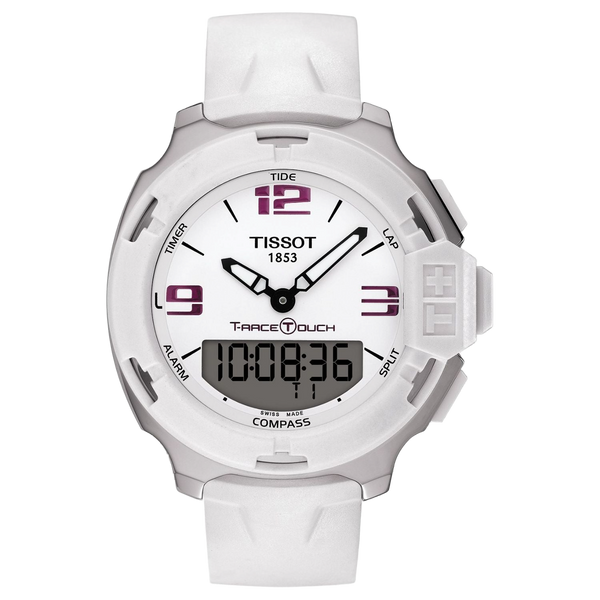 Tissot Stainless steel case watch in white