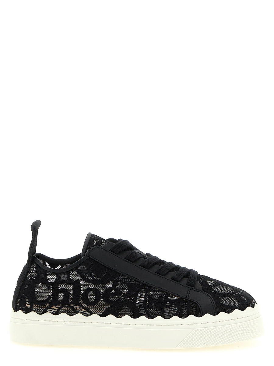 Chloé 100% Polyamide upper sneaker in black