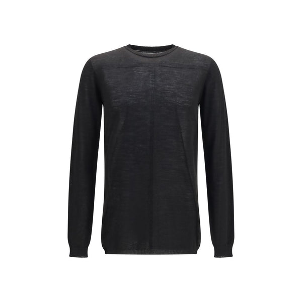 Rick Owens 100% Merino Wool sweater in black