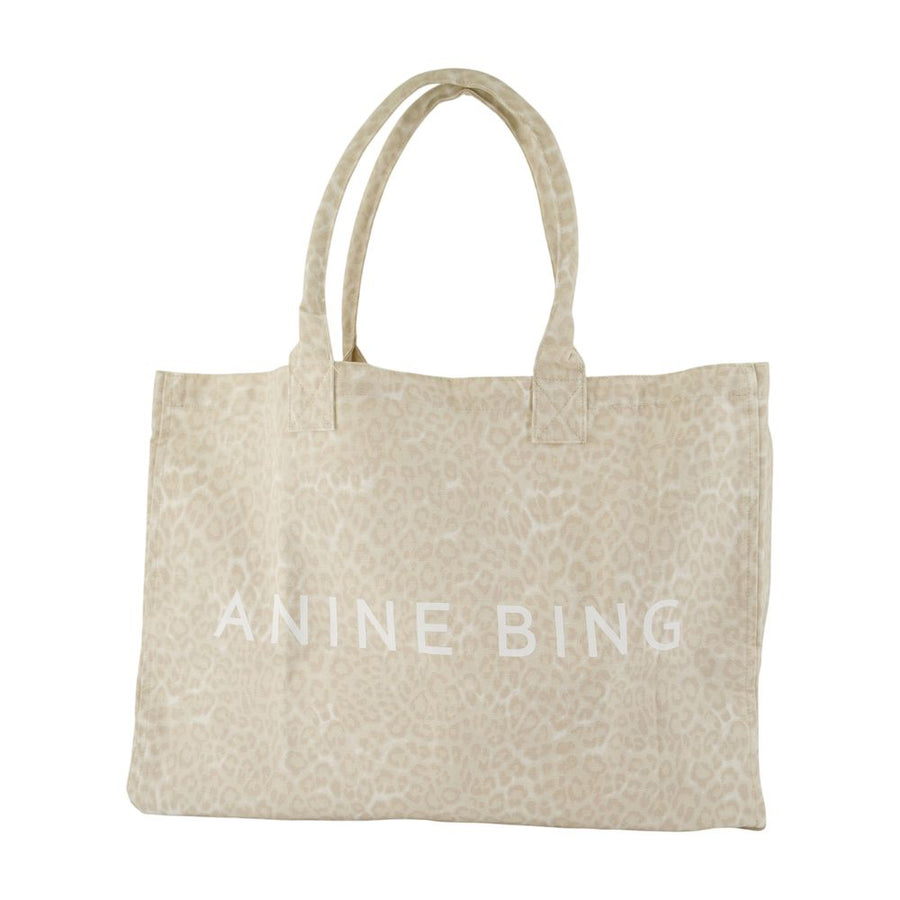 Anine Bing Cotton tote bag in beige
