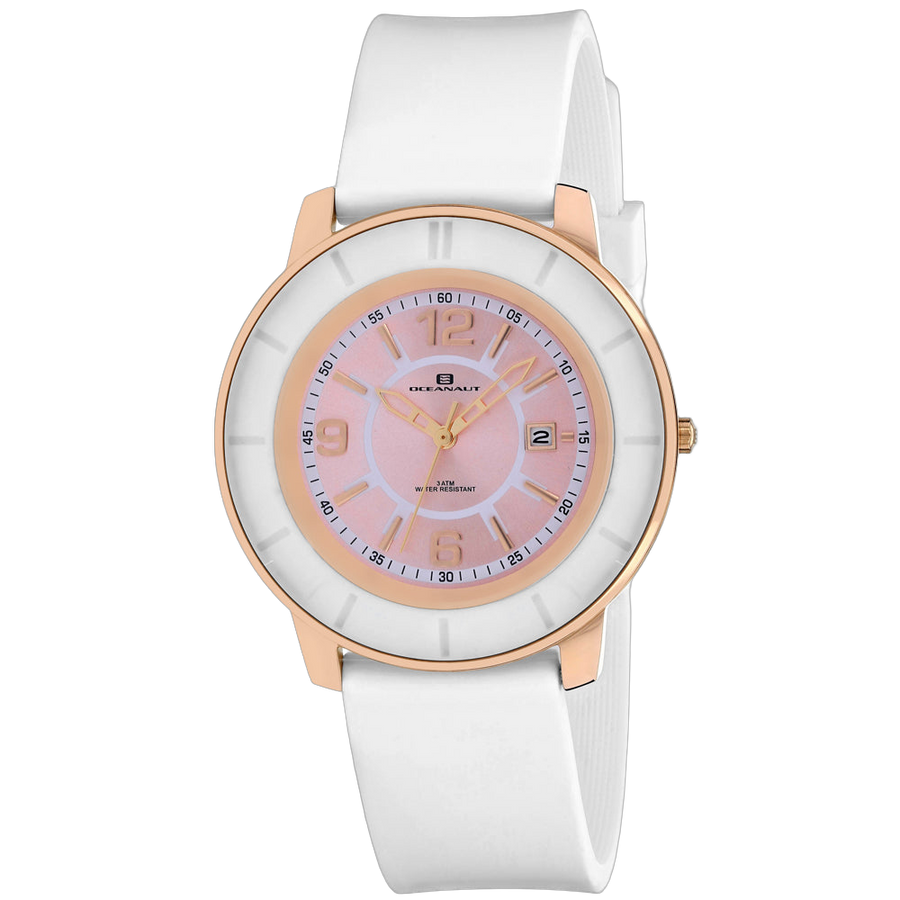 Oceanaut Stainless steel case watch in pink