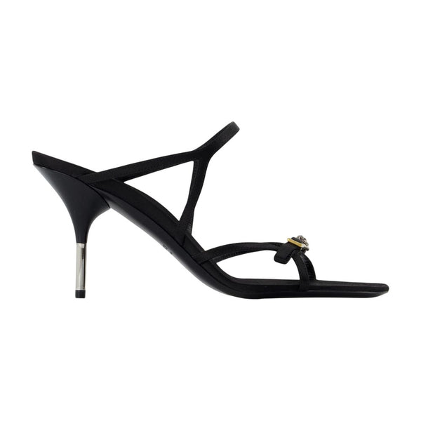 Versace Cotton mule in black