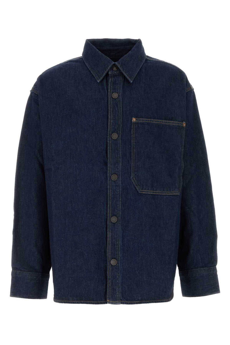 Blue Denim Corwin Shirt Rinserinseind Exterior: Recycled Cotton Camicie
